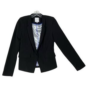 NWOT PRINCIPLES Blazer Jacket UK 8P/US 4P Black Single Breasted Fitted Lined